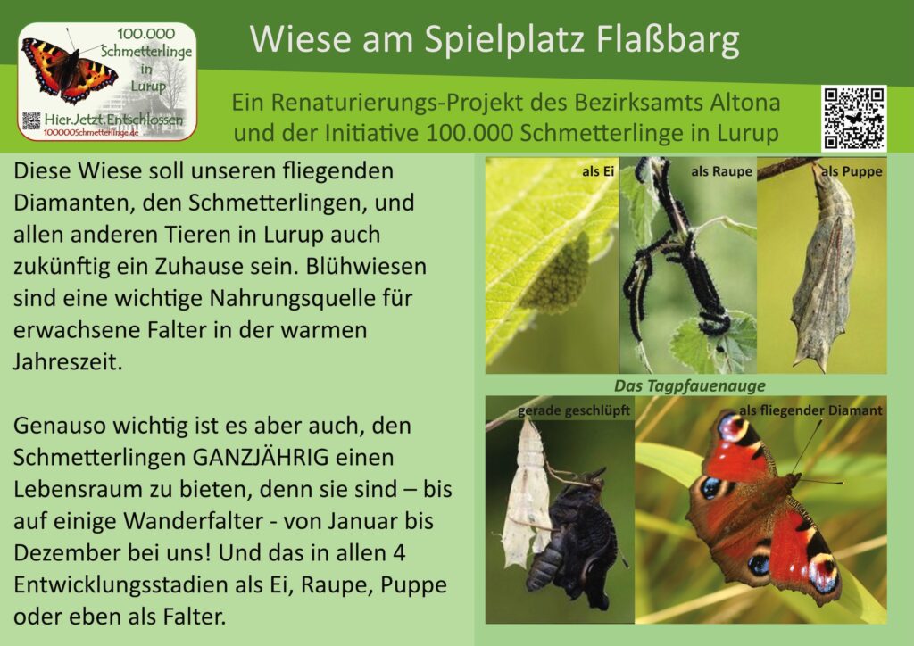 Schild 30 Flaßbarg Wiese am Spielplatz